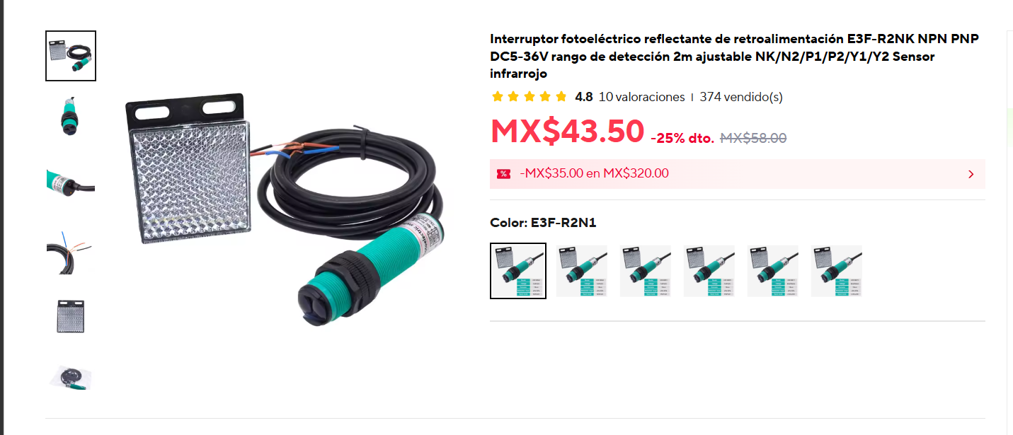 Blue Reflective Sensor